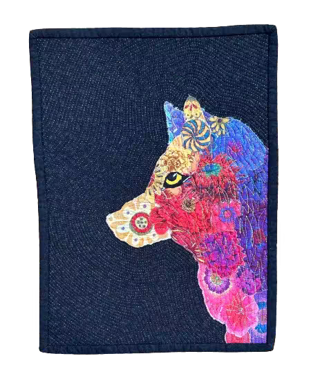 Fabric Collage & Thread Painting