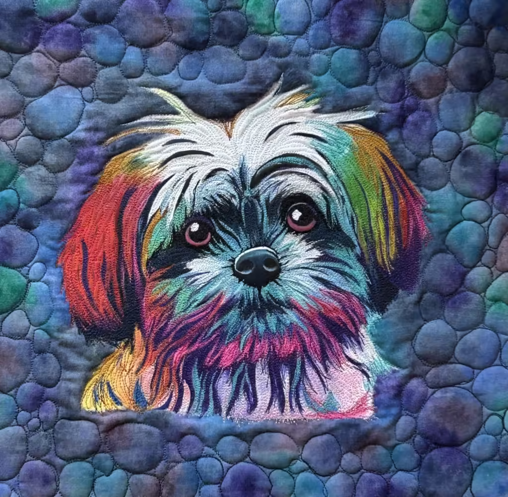 Inktense Pencils & Posca Markers on Fabric