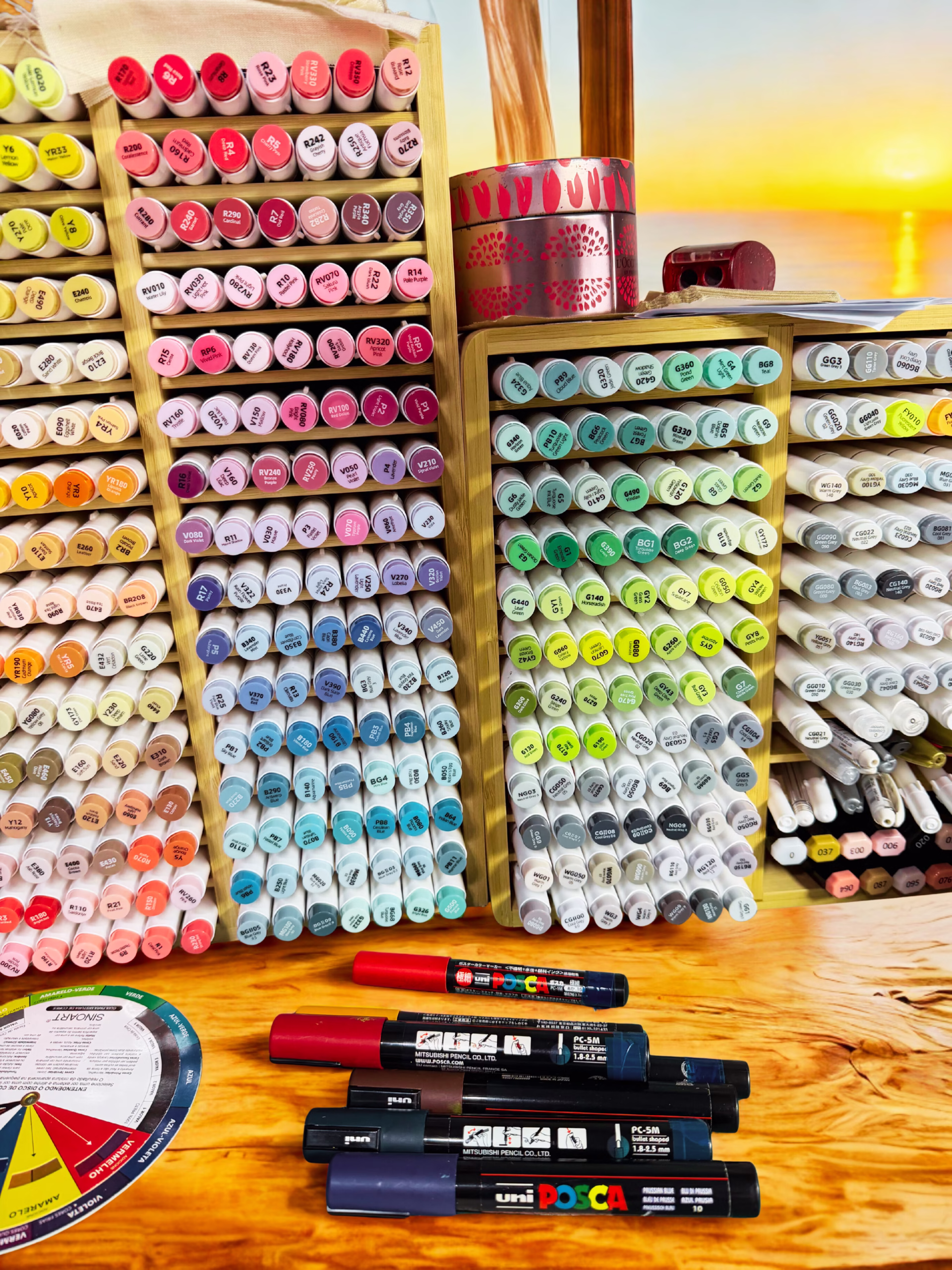 marcadores para colorir corretos
