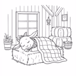 Milky & Friends: A Cozy Farm – Livro de Colorir para Adultos (Bold & Easy)