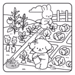 livro de colorir com animais fofos