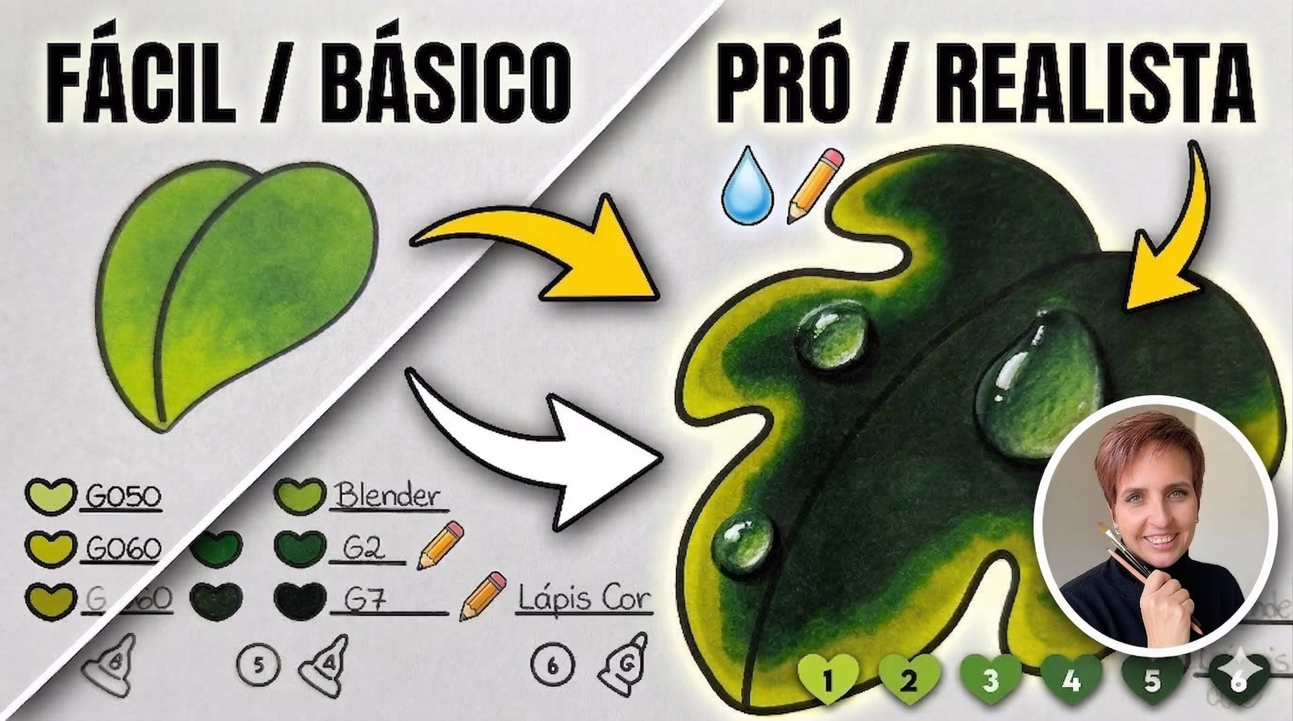 Como desenhar gotas de água realistas